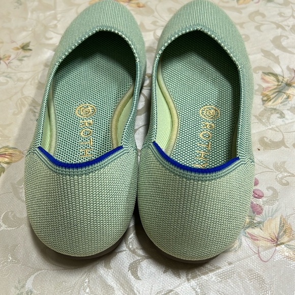 Rothy’s green round toe flats size 7,5 - Picture 3 of 7